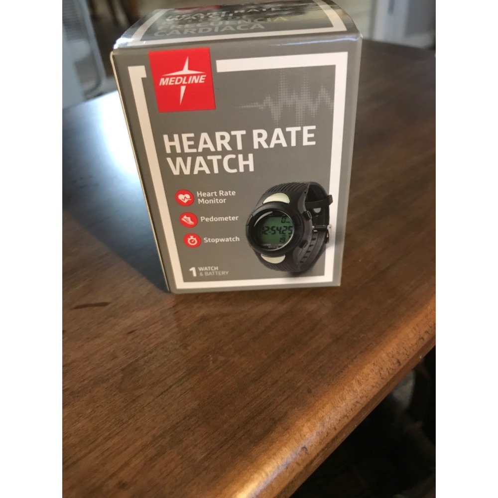 MEDLINE Heart Rate Watch‎ Pedometer Stopwatch